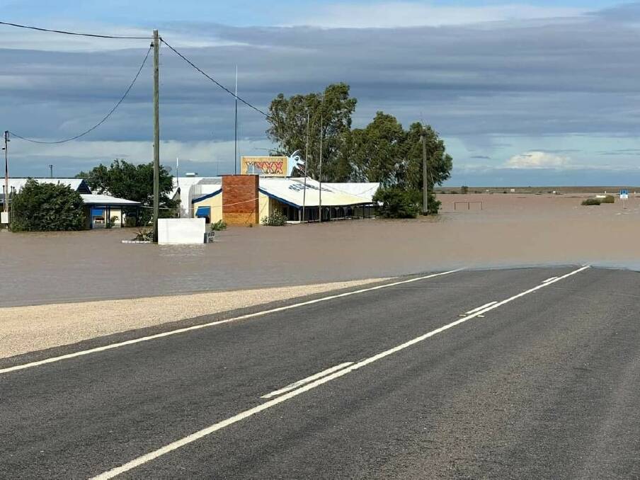The Blue Heeler Hotel was submerged in three feet of water following 400-500mm of rain after ex-Tropical Cyclone Kirrily in January.