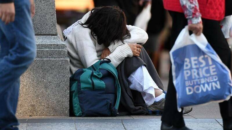 One in two Australian children and young people experiencing homelessness are turned away by homeless services due to crisis bed shortages. Picture by Dan Peled/AAP PHOTOS