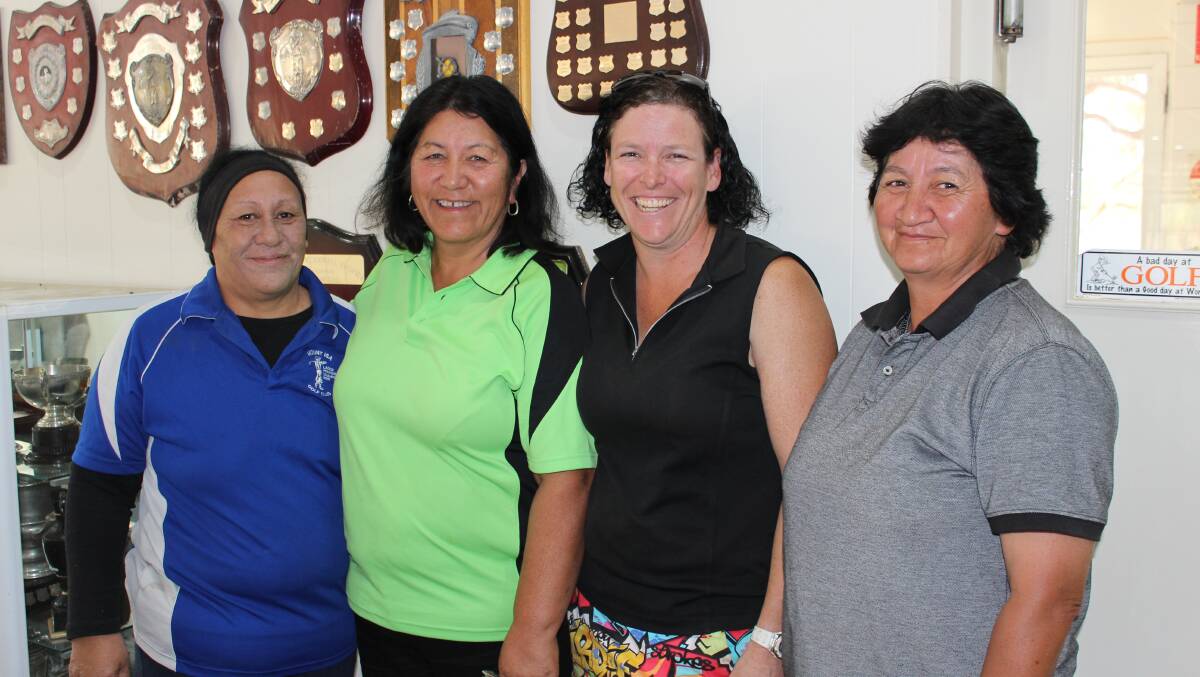 LADIES FOURSOMES RESULTS: Gross winners Angie Sciascia and Auretta Perrin, with nett winners Margie McDonald and Rebecca Nankivell. 
 