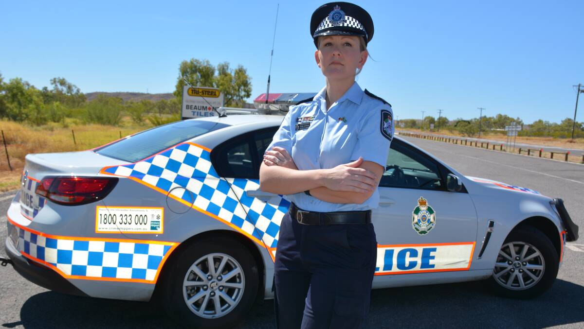 WATCHING CAREFULLY: Mount Isa Police Station's officer-in-charge Renee Hanrahan said police increased presence on the Barkly Highway over the Easter break. Photo: Chris Burns. 