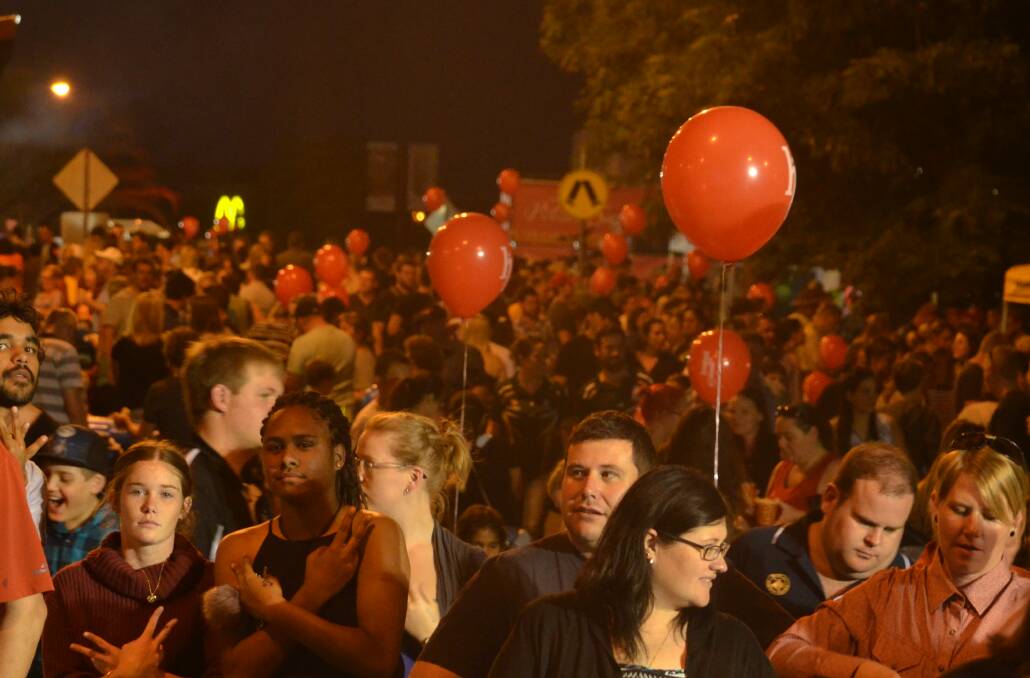 PACKED :The Isa Street Party in 2015. The council hosted event returns for its third year with Jessica Mauboy headlining the entertainment. 