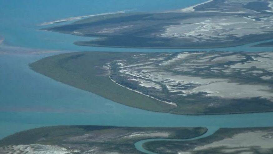Overview: A view coming down into Mornington Island by plane. Photo: contributed. 