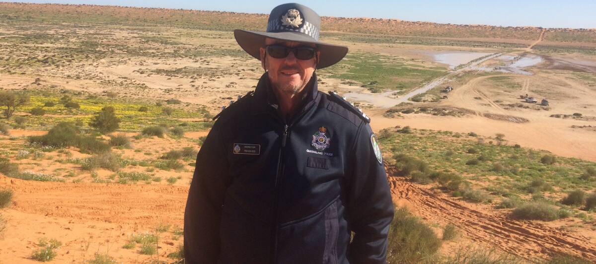 BUSH COP: Mount Isa Police Inspector Trevor Kidd has worked in a remote district which covers Mount Isa, the gulf, and Birdsville. 