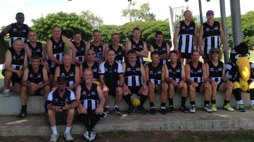 READY: The Magpies during the 2016 Townsville carnival. 