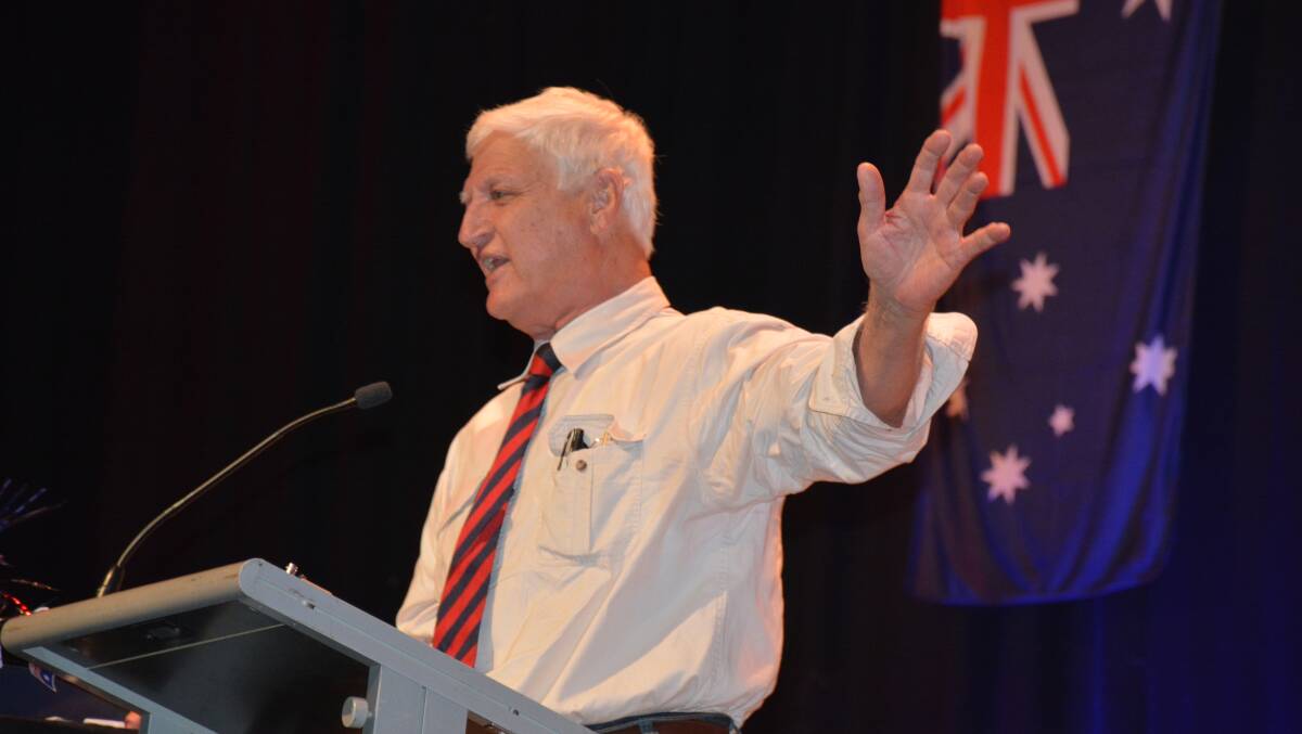 Federal Member for Kennedy Bob Katter, a vocal advocate of Australian nationalism. Photo: Chris Burns. 