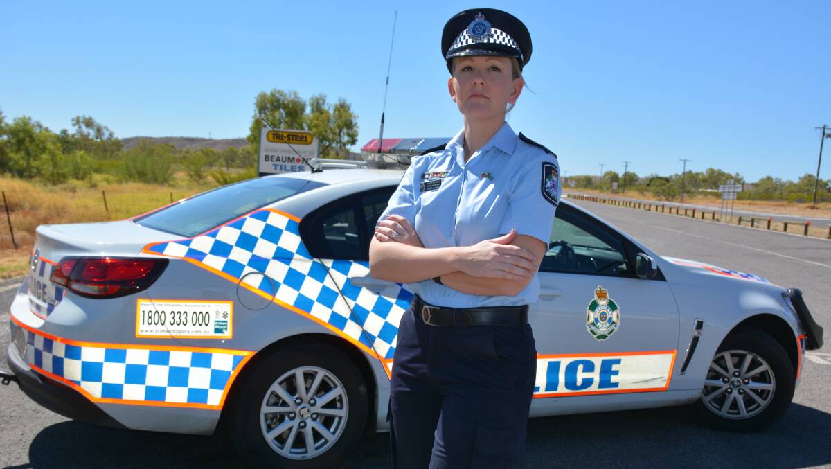 Mount Isa Police Station's officer-in-charge Senior Sergeant Renee Hanrahan said QPS will target the 'Fatal Five.' Photo: Chris Burns. 