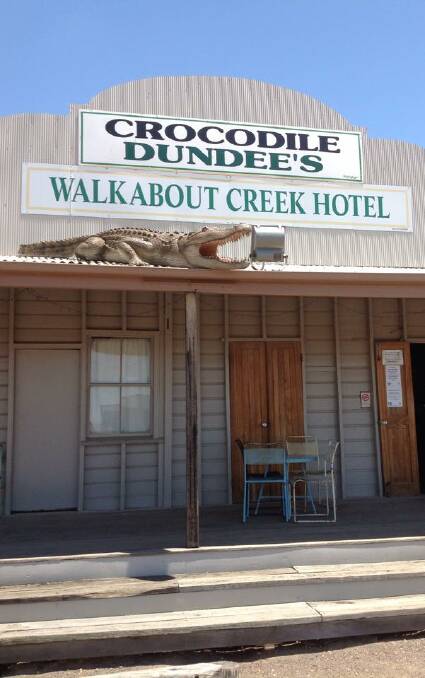 PUB CRAWL: One of the sites of the McKinlay Shire Tour on Thursday, June 16, was the legendary Walkabout Creek Hotel. 