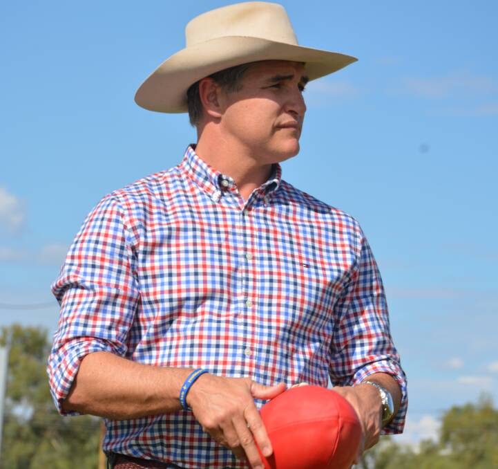 GO THE COWBOYS: Mount Isa State Member and Cowboys supporter Rob Katter said secession could make both parts of Queensland more competitive and efficient, just like by having two Rugby League teams. Photo: Chris Burns. 