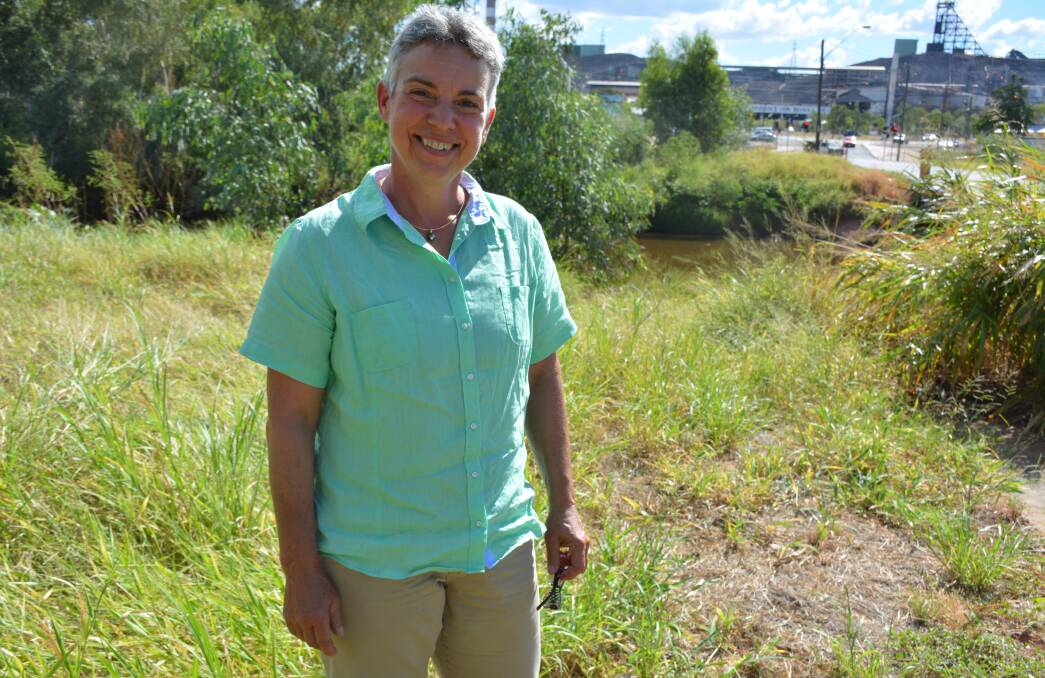 The Cloncurry Dam project manager Dr Romy Greiner during a recent visit to Mount Isa. Photo: Chris Burns.   