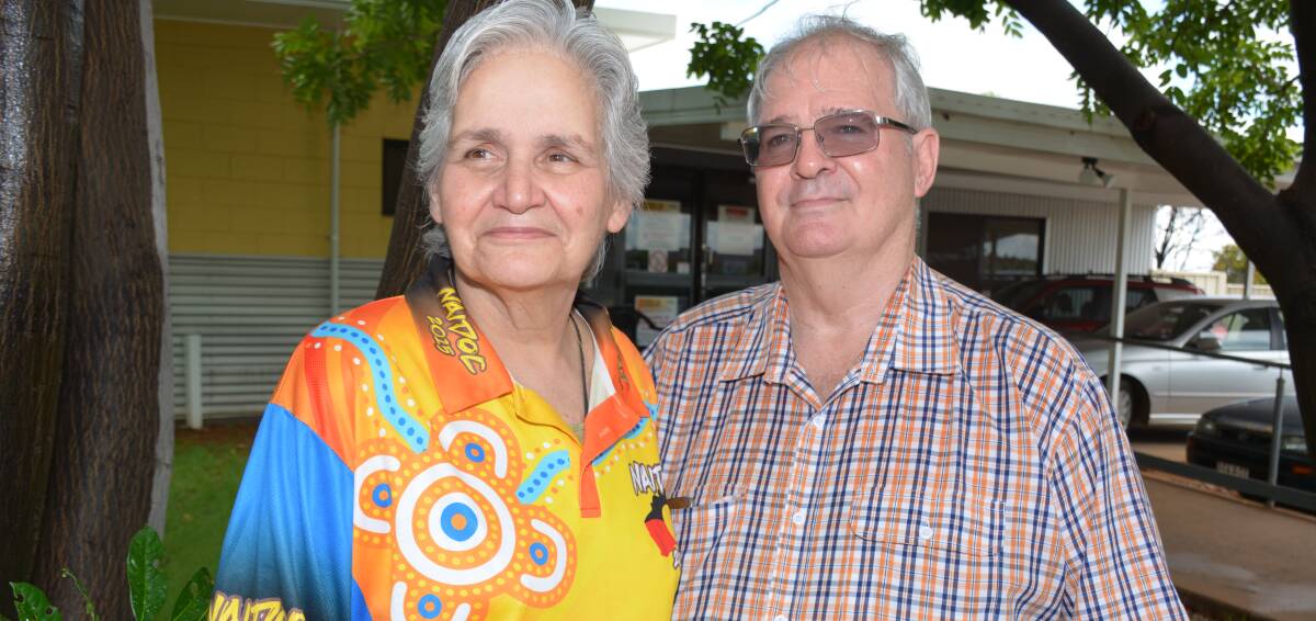 THRILLED: Australia Day Honours recipients Patricia and Terence Lees at the Injilinji Aboriginal and Torres Strait Islander Corporation's aged care facility. Photo: Chris Burns. 