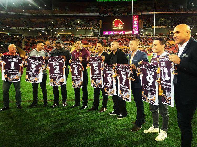 Scott Prince wrote on Instagram: "What an absolute honour to be named halfback for Deadly Choices Brisbane Broncos' Indigenous Dream Team, standing alongside some of my childhood heroes. Thank you to everyone who voted. Photo from: @Scottprince7. 