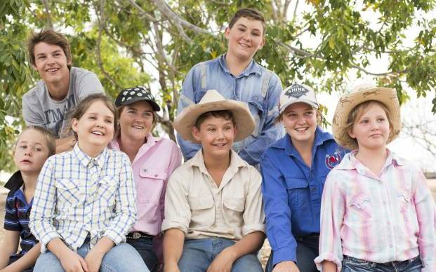 TEAMING UP: The Jonsson grandkids hope a crowdfunding campaign can help save their family's organic beef operation at Greenvale in north Qld.