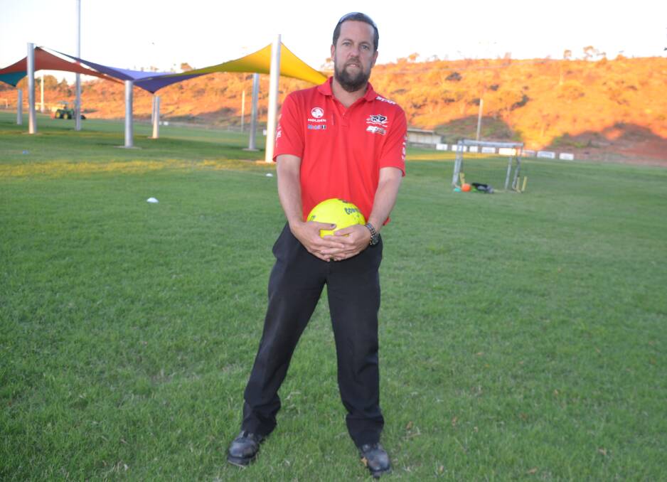 North West Queensland Soccer Zone president Jason Howard. Photo: Chris Burns. 