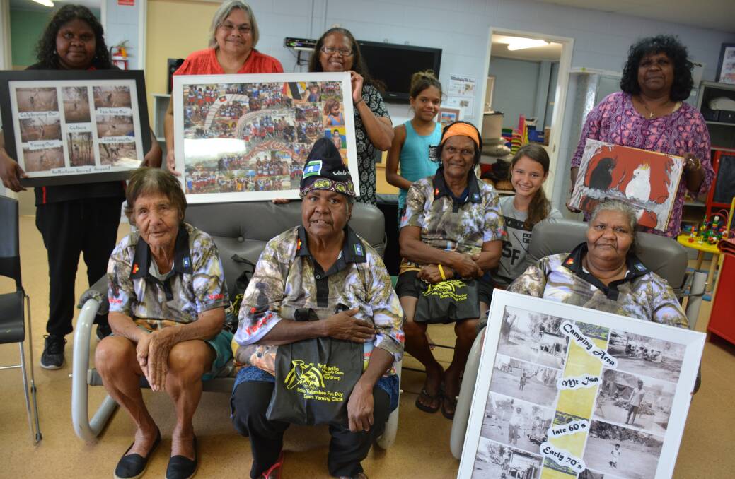 The Brilla Brilla Community Centre receives new photographs from the Major family for their existing archives of Yallambee. Photo: Chris Burns. 