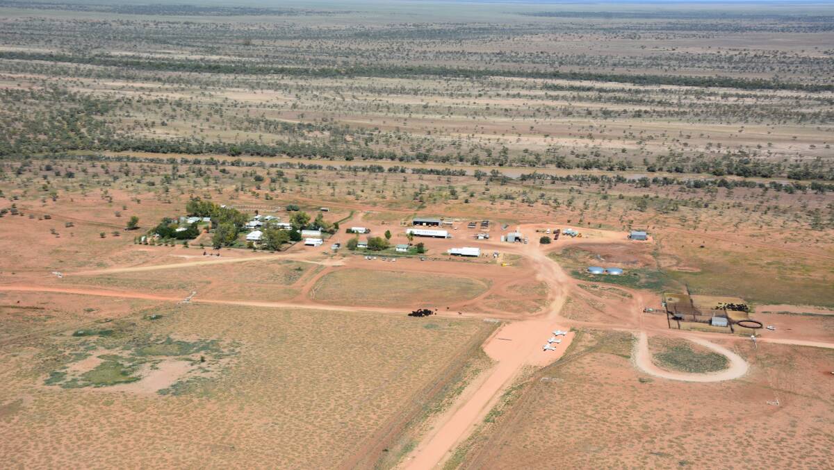 Headingly Station, which sits adjacent to the Northern Territory border and spans 1.1 million hectares. Photo: Chris Burns. 