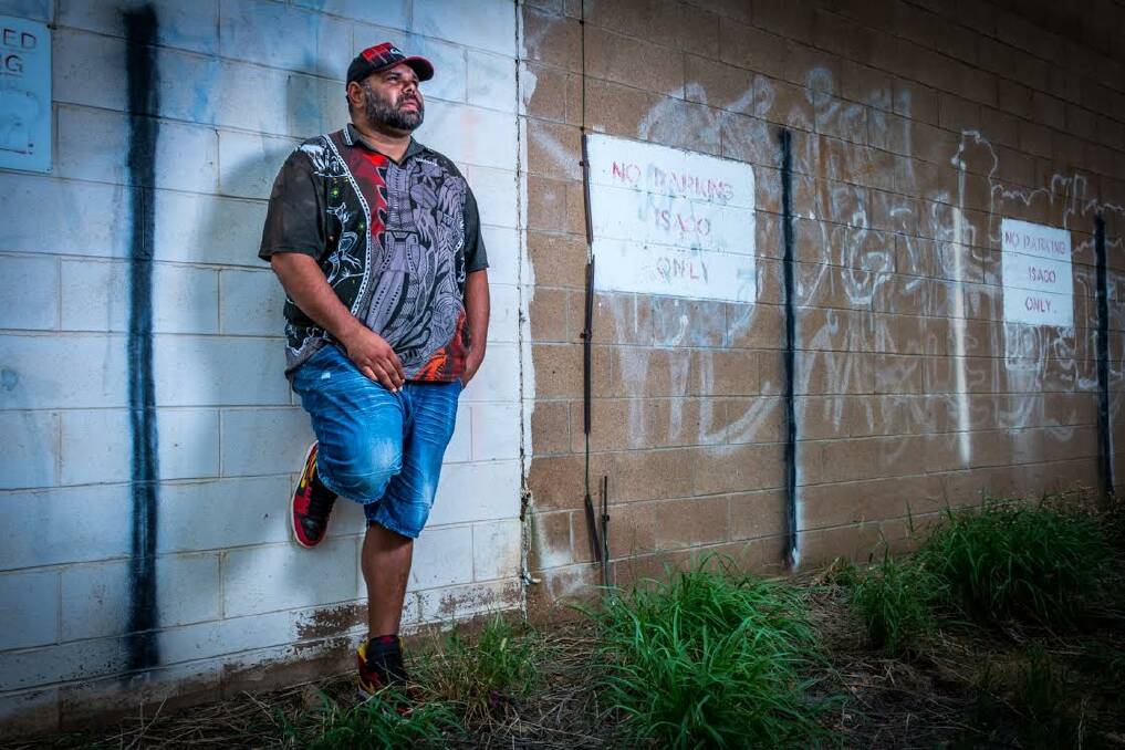 AWKWARD: Mount Isa Aboriginal hip hop artist Lucky Luke. Photo: Contributed.