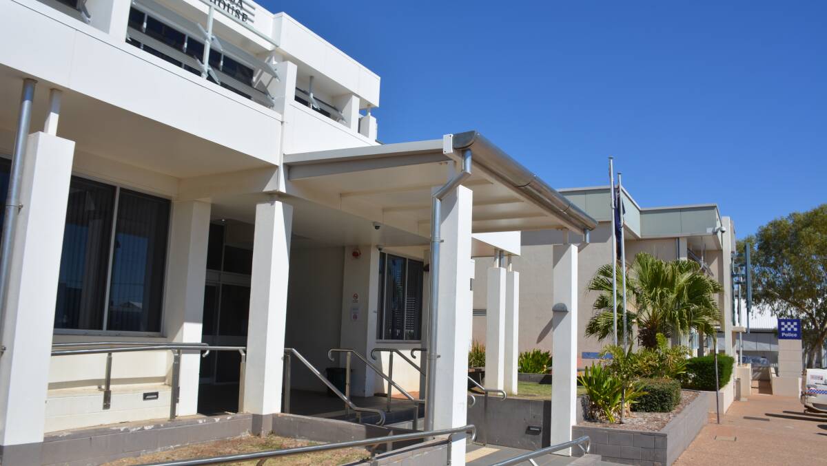 The Mount Isa Court house, where the two accused men are expected to eventually appear on charges of public nuisance and obstruction. 