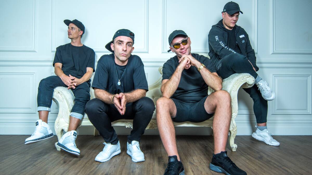 Thundamentals bought a phone and shared the number with their fans. They then spoke and listened to the stories of their fans. Photo: Adam Scarf. 