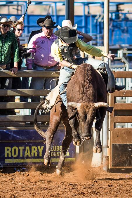 MAKE THE EIGHT: Former Isa Rodeo champion Jared Borghero will return in 2017. He is just one rider to watch in the competition. Photo: Stephen Mowbray