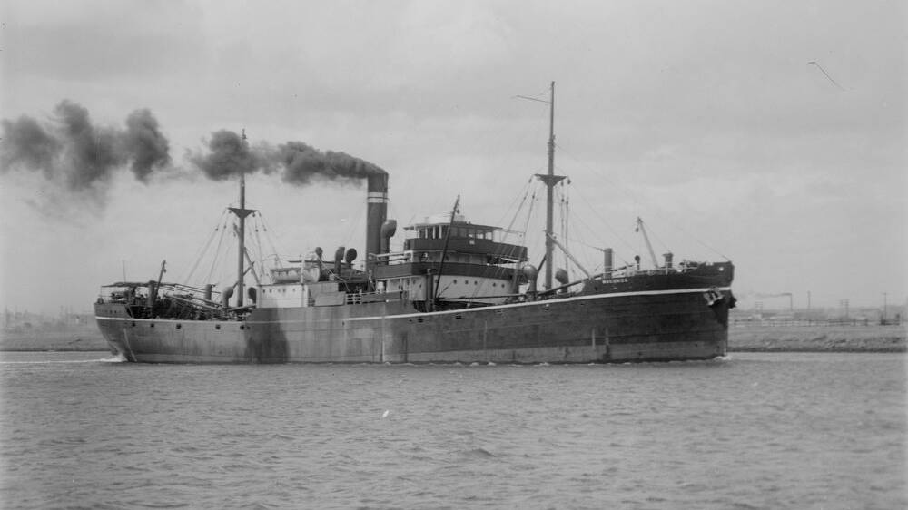 FOUND: Lost for 75 years, the SS Macumba. Picture: NT Government.