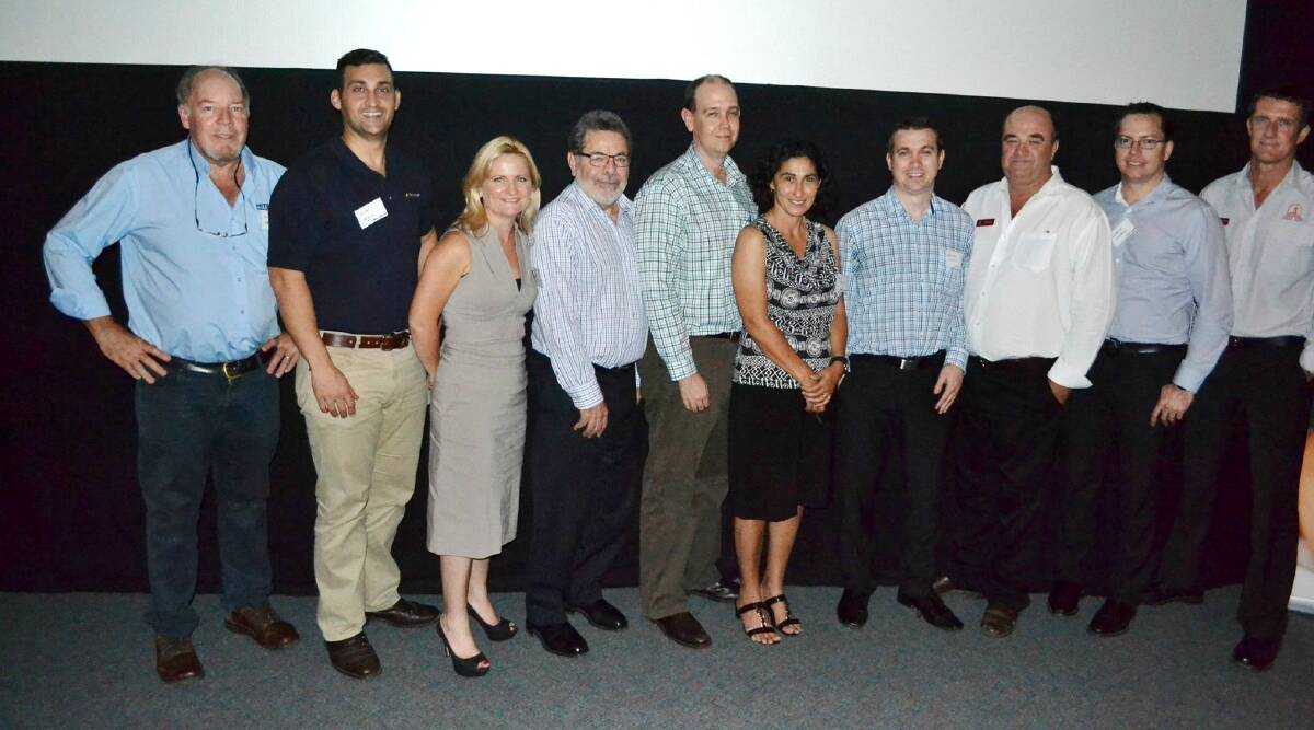 Speakers at the Charters Towers Prosperity Forum held at The World Theatre on Thursday.