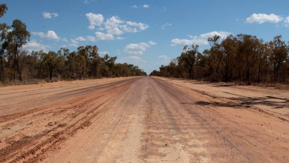 ROAD AHEAD: Northern roads like one in Flinders shire are beginning to benefit from funds made available under northern beef roads funding. Picture: Sally Cripps.