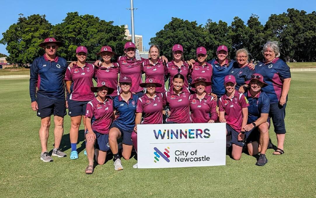 The winning Queensland Country Women's team and coaches. Picture: Supplied