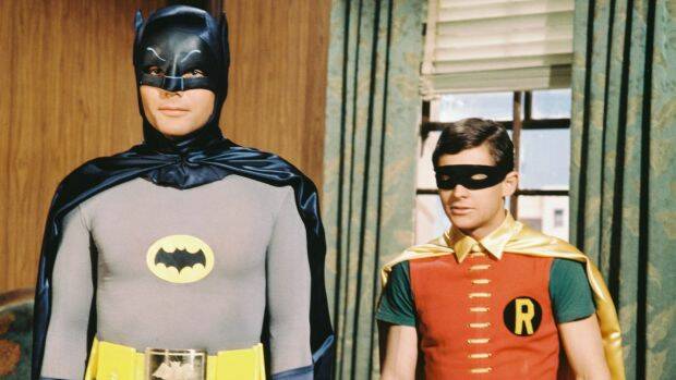 The Dynamic Duo: Adam West as Batman and Burt Ward as Robin. Photo: Getty Images