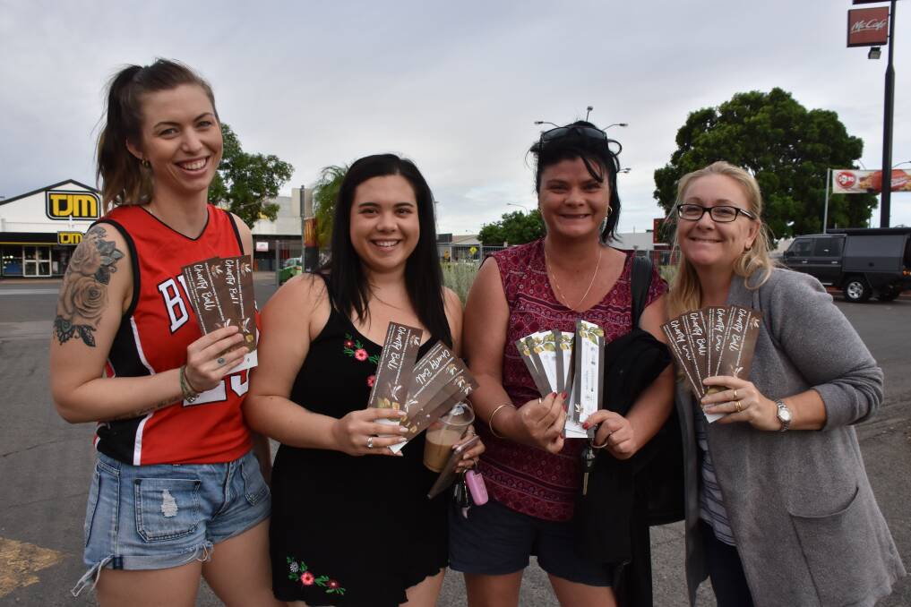 TIX ON SALE: Keen punters lined up at McDonald's Mount Isa on Saturday to score their tickets for the Ronald McDonald House Charity Ball on February 17. Photo: Esther MacIntyre