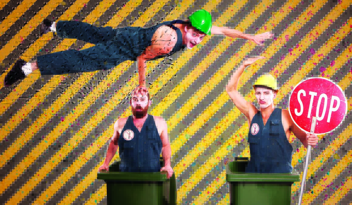 TRASH TALK: Award-winning comedy circus show Trash Test Dummies is touring Hughenden, Normanton, Mount Isa, Julia Creek, and Charters Towers this May. Photo: supplied 