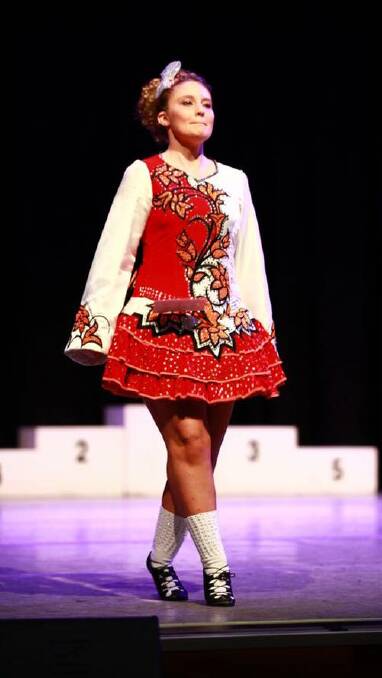 Placing 2nd in the Primary 14 & over class at the Queensland State Premierships this August, Tracey Tait (15) from Mount Isa Irish Dance Association and Dean Studio (MIIDA DEAN).