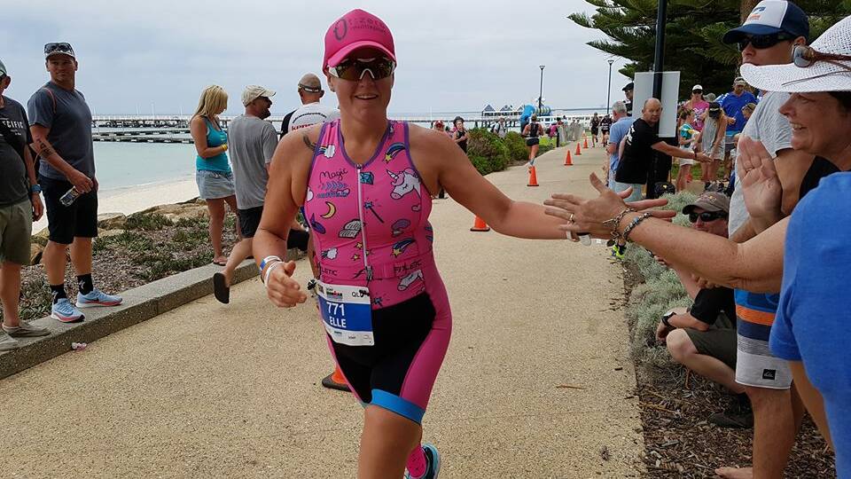 BUSSELTON BATTLER: Triathlete Elle Goodall trained extensively for the iconic Ironman Busselton, battling through sharks, disappointment, bush fires, and heat to finish the race.