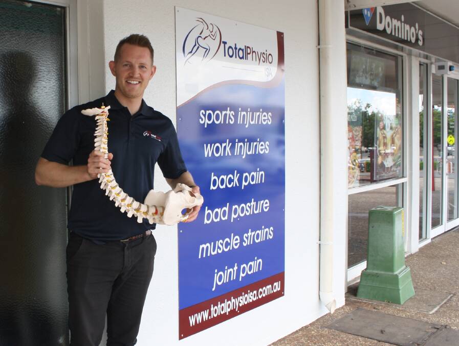 TOTAL PHYSIO: Phil Smith opens new physio clinic in Mount Isa, providing specialist services to the North West region. Photo: Esther MacIntyre