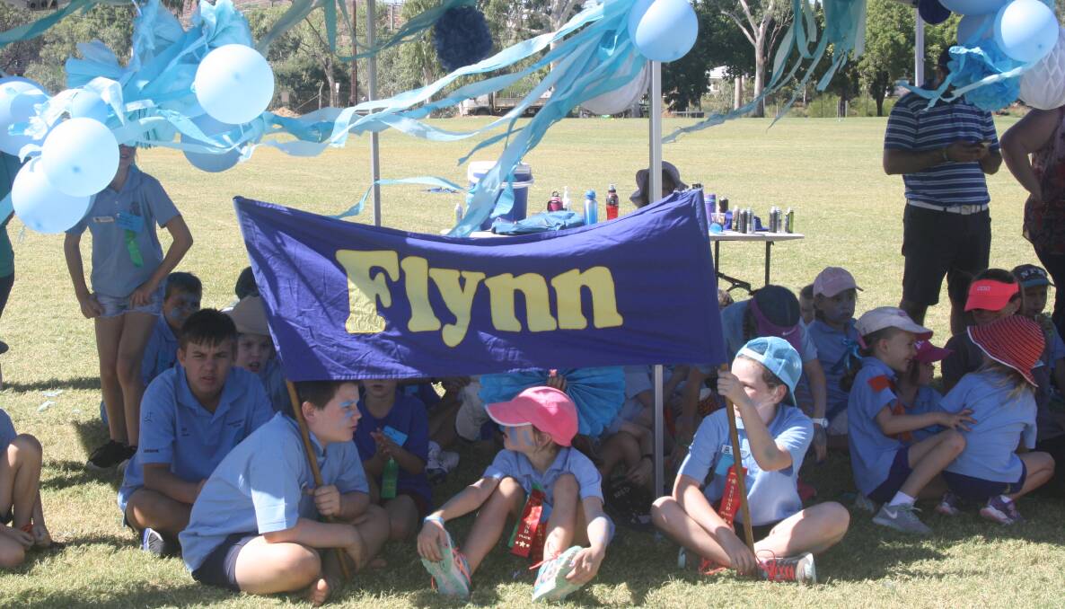 School of the Air sports day in Mount Isa at Kruttschnit Oval in May. 