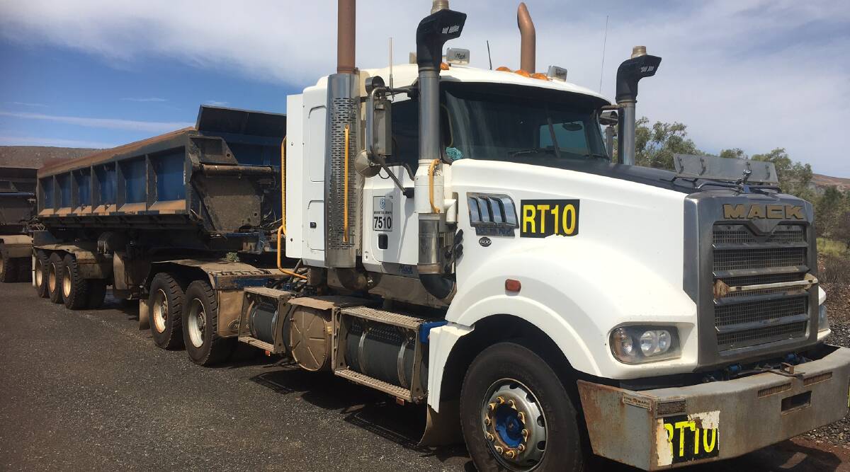 PRIME MOVER: Road train parts for sale include 31 side-tipping semi trailers, and 21 dollies. Photo: supplied