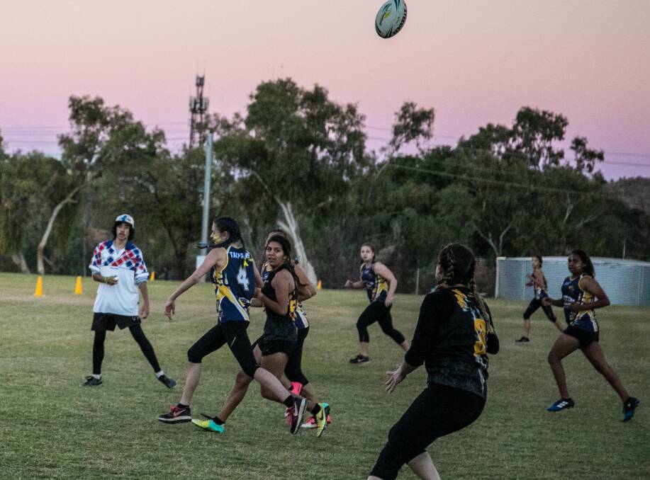 WOMEN'S B: Wednesday's first game saw Spinifex College Junior team Taipans take on Maulers Black. Photo: Raelynn Potter
