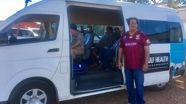 Blake Fagan, Gidgee Healing Practice Manager, kindly offered to collect patients from the airport.