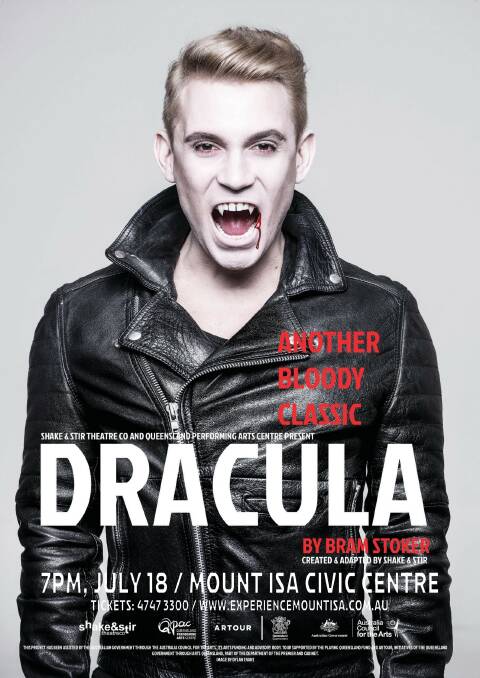 MODERN VAMPIRES: Shake & Stir theatre company and QPAC present Dracula by Bram Stoker on Tuesday July 18 at 7pm.