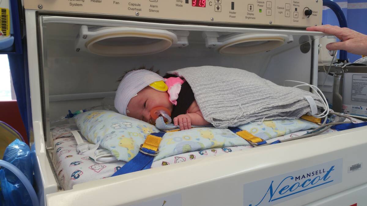 Ariana Bussutil was treated at Mount Isa Hospital's Children's Ward, where her parents' memorial donation has gifted two new baby monitors like this one.
