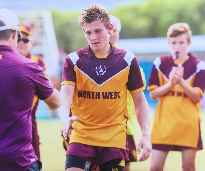 QUEENSLAND REP: Mount Isa player Ethan Roberts (15) represented North West at the School Sports carnival in Cairns and was picked for the Queensland team. Photo: supplied