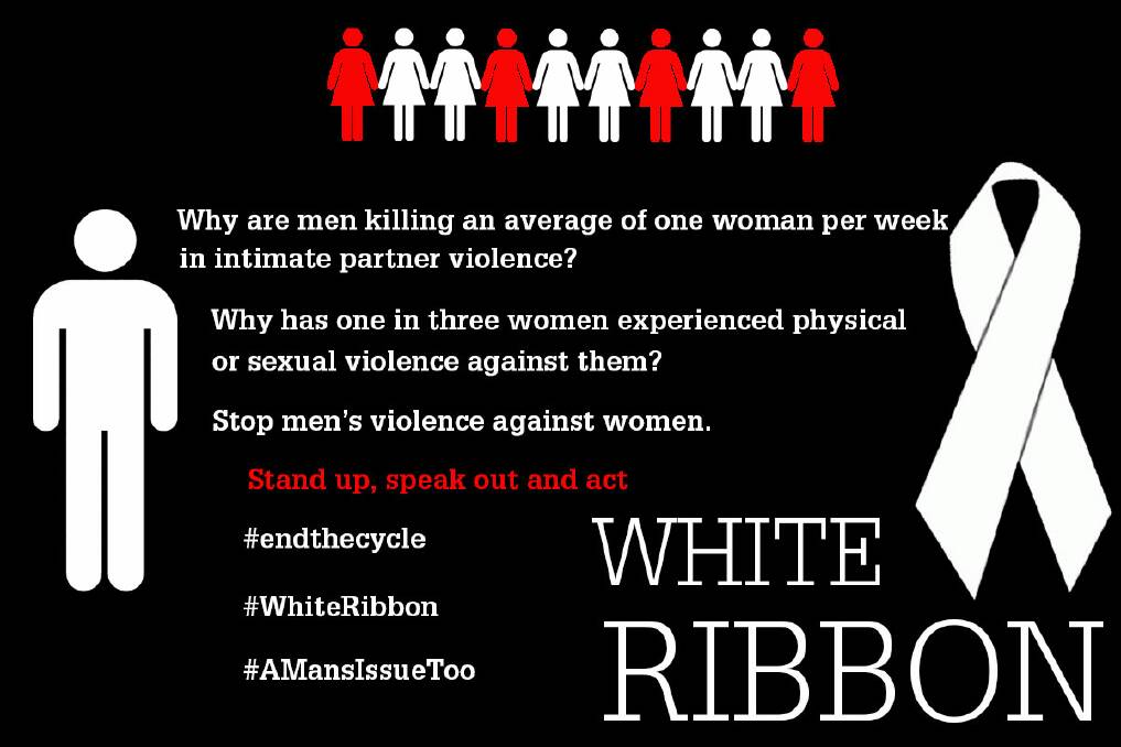 Take the oath and walk in her shoes on White Ribbon Day