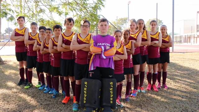 BOYS AND GIRLS: Rural and Indigenous Hockey Program sent this co-ed team to the under-13 boys competition and "smashed it", says development co-ordinator Hope Philip. Photo: supplied
