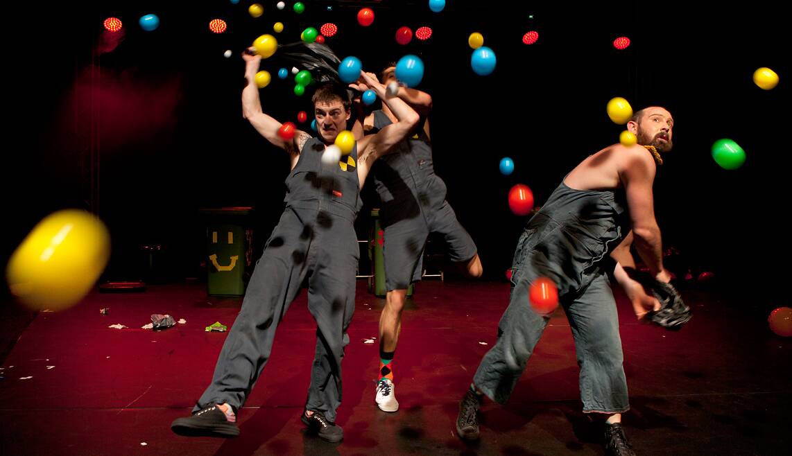 JUGGLING ACT: Trash Test Dummies manage to keep many balls up in the air for the duration of this entertaining show. Photo: supplied