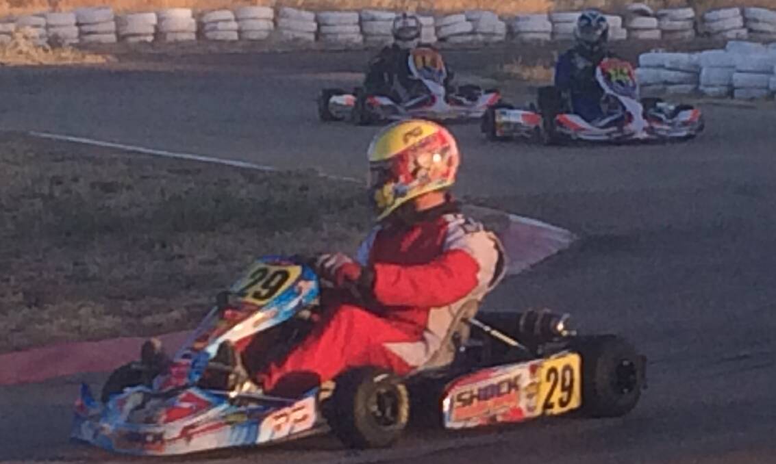 GO KARTING: Drivers had a thrilling time at two full days of racing on Saturday and Sunday at Lagoon Park, Mount Isa. Photo: Esther MacIntyre