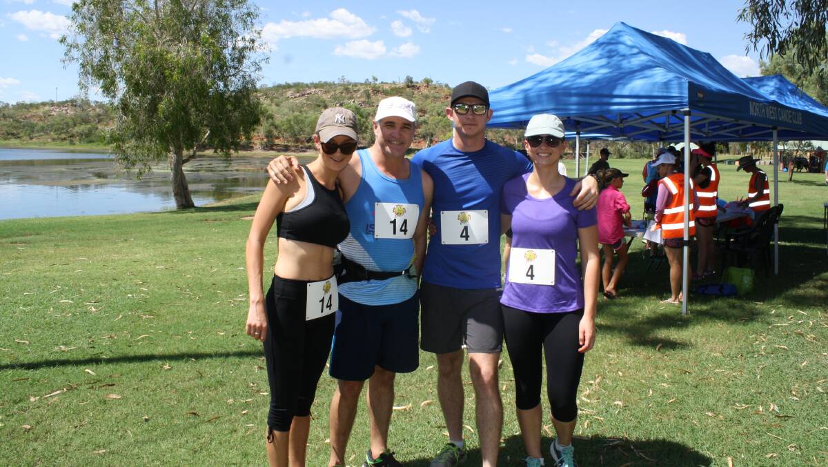Lake Moondarra was the perfect setting for a scorching summer race on Saturday with trekkers, cyclists, kayakers, and everyone joining in the adventure games.