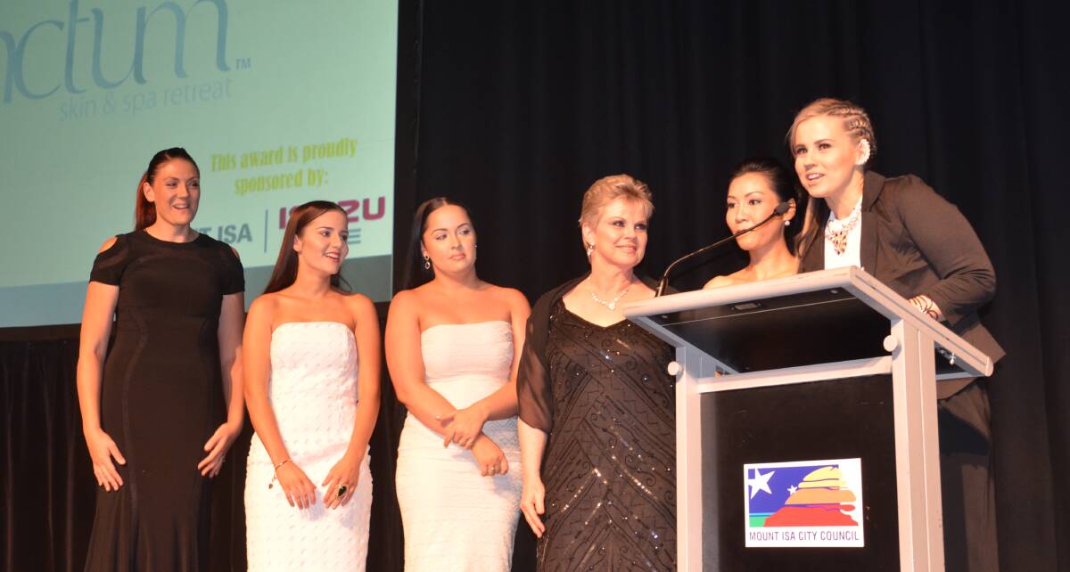 OUTBACK KUDOS: In 2016 Mount Isa business, Sanctum Medi Spa Retreat, won the Business Growth Award for 10 or fewer employees. Photo: file