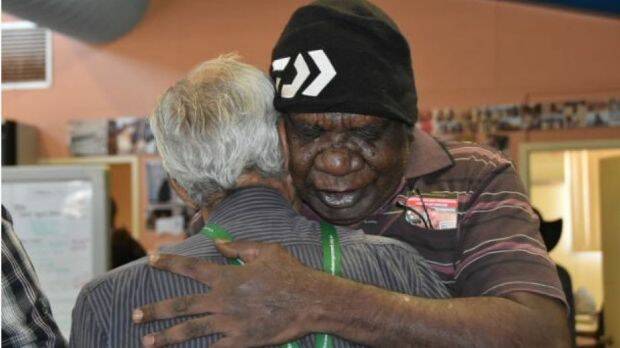 Yindjibarndi Aboriginal Corporation director Stanley Warrie reacts to the judgment. Photo: ABC News: Kendall O'Connor
