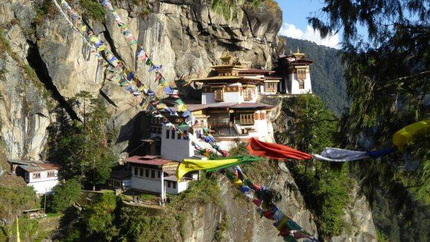 The Taktsang Monastery in Bhutan. Photo: Steven Berry
