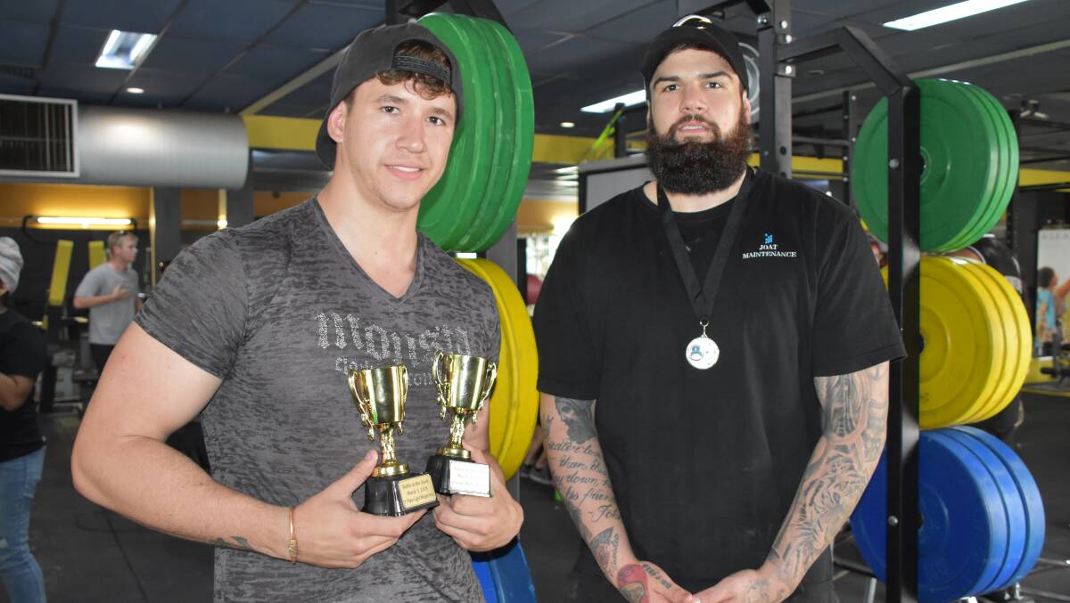 OVERALL WINNER: William Harvey won the heavyweight division and Cameron McKerrow got third place.