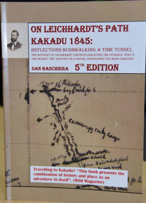 LEICHHARDT'S PATH: Dan Baschiera's launching his book On Leichhardt's path Kakadu 1845. Photo: Melissa North